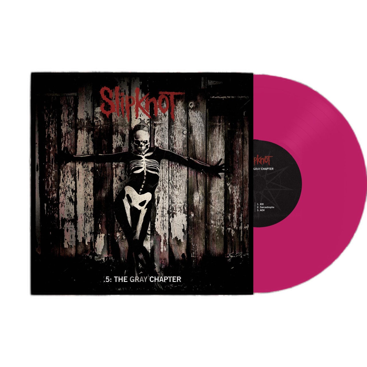 SLIPKNOT '.5 THE GRAY CHAPTER' LP (Pink Vinyl)