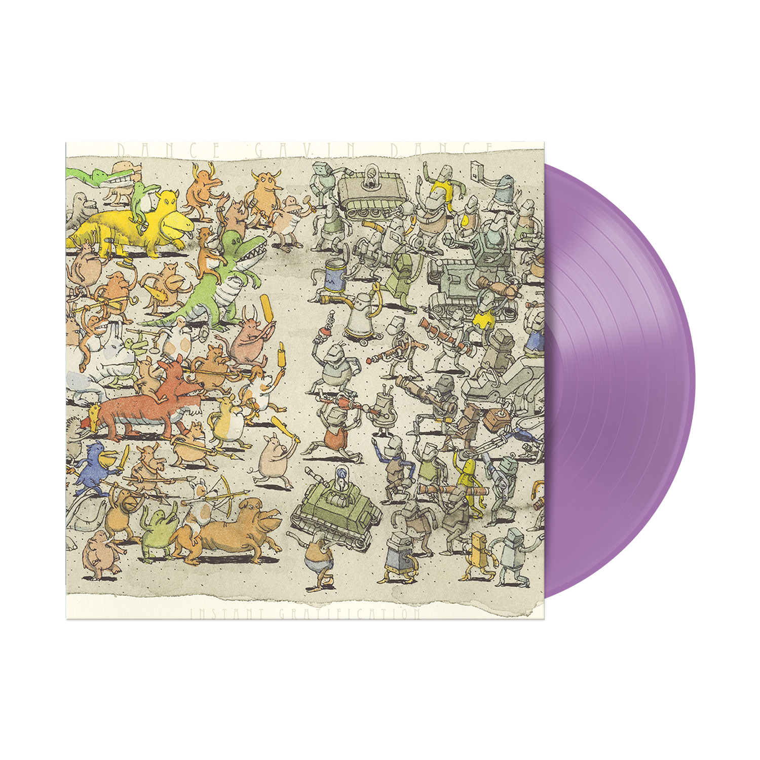 DANCE GAVIN DANCE 'INSTANT GRATIFICATION' LP (Limited Edition — Only 500 Made, Violet Vinyl)