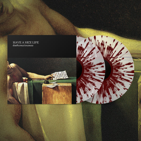 HAVE A NICE LIFE ‘DEATHCONSCIOUSNESS’ 2LP (Limited Edition — Only 300 Made, Clear w/ Oxblood Splatter Vinyl)