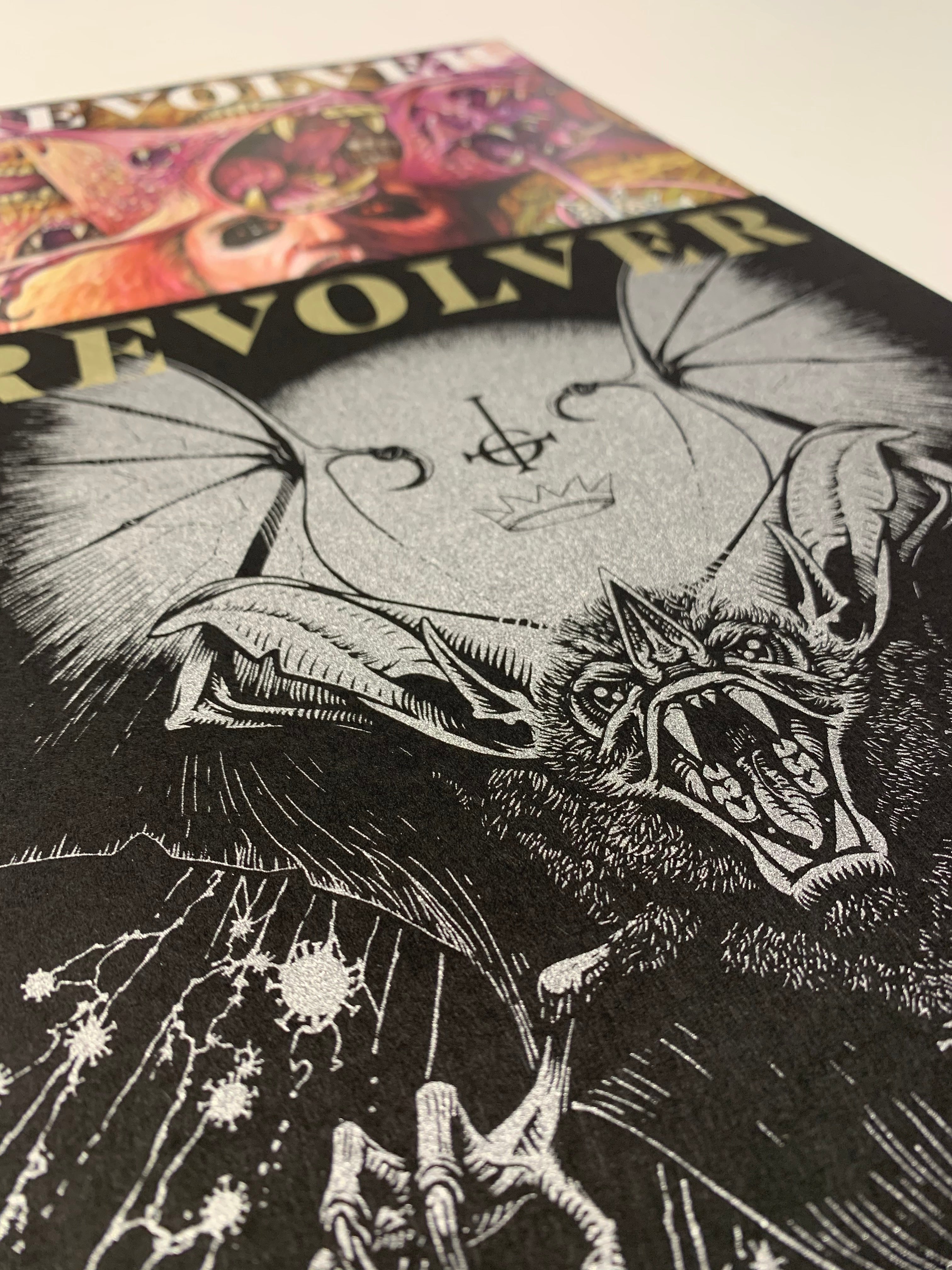 GHOST LIMITED EDITION SCREEN PRINTED SLIPCASE AND COVER BY MARALD VAN