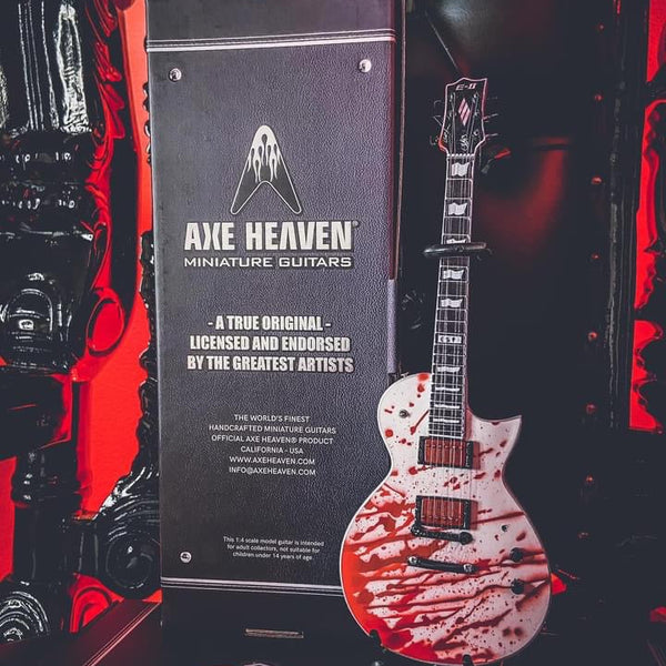 BOBBY KELLER - BLOOD SPLATTER ESP ECLIPSE MINI GUITAR