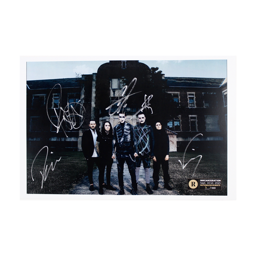 Motionless In White x Revolver x Inkcarceration - Signed Festival Poster