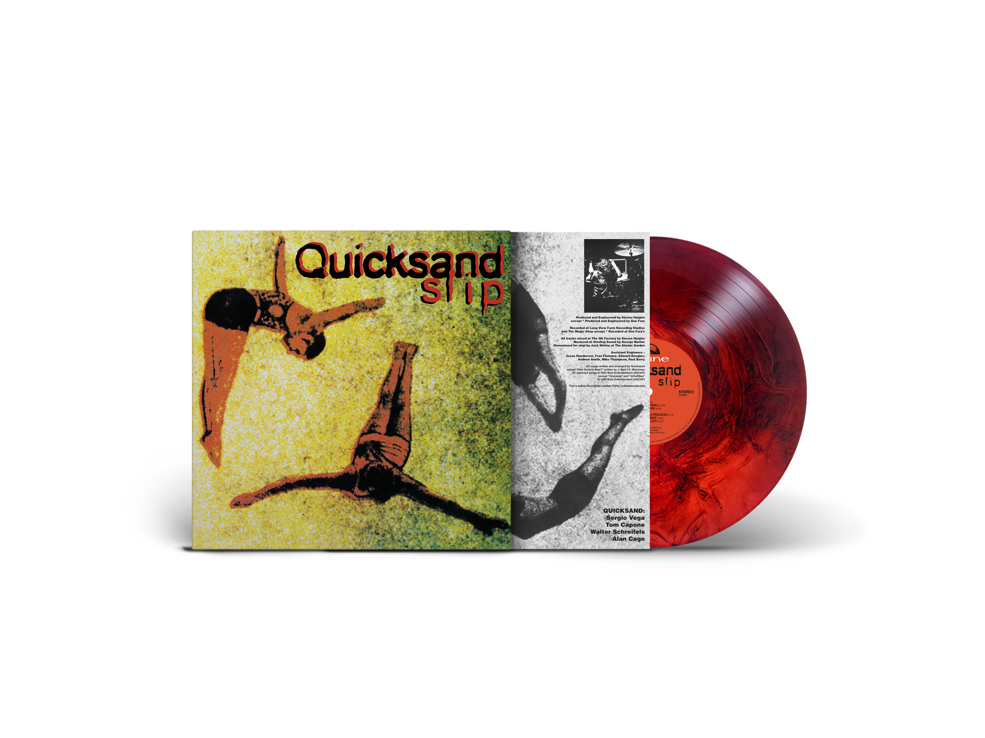 QUICKSAND 'SLIP' LP (Limited Edition, 30th Anniversary, Red Galaxy Vin