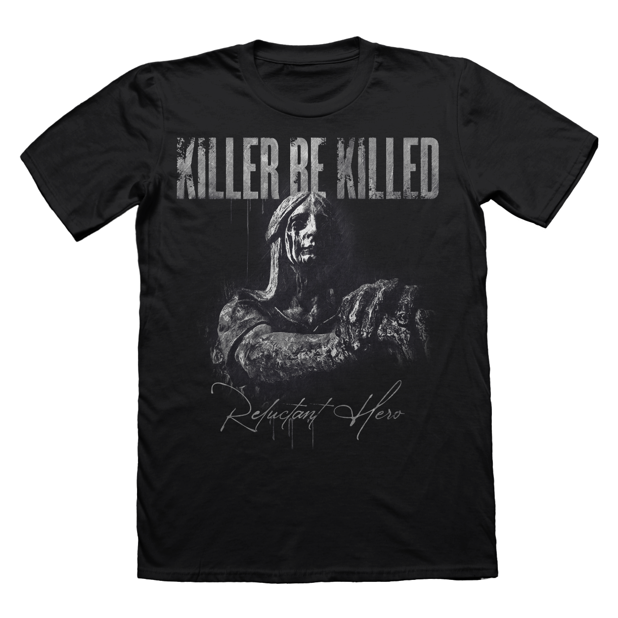 KILLER BE KILLED 'RELUCTANT HERO' GRAY - T-SHIRT