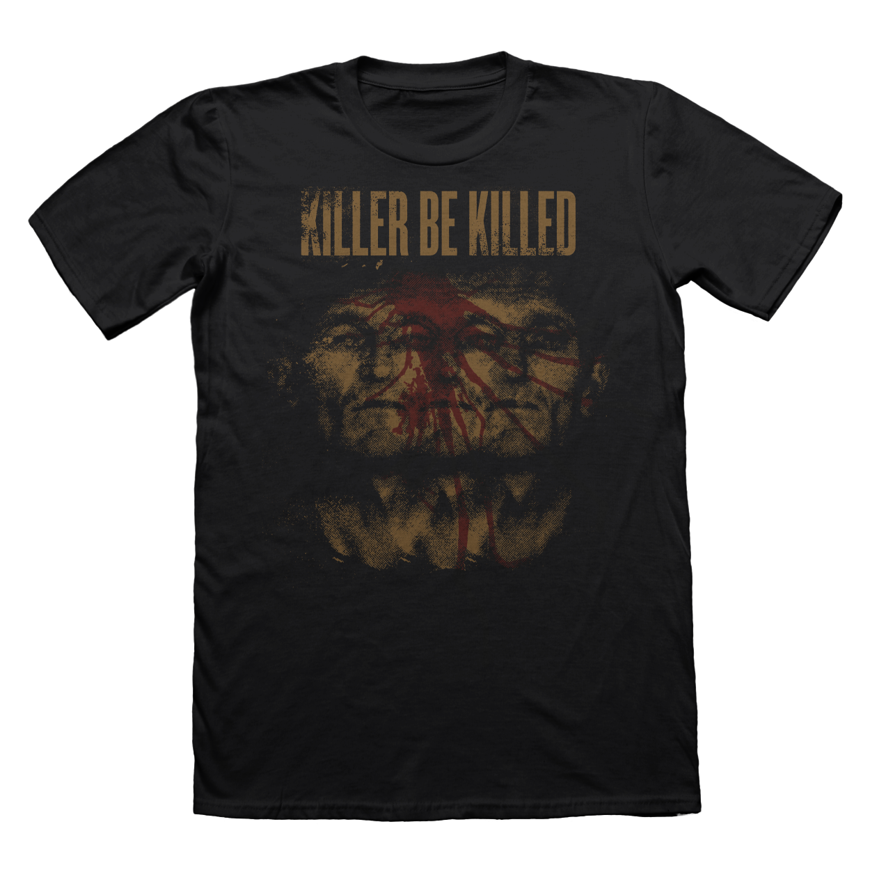 KILLER BE KILLED FACES BLOOD - T-SHIRT