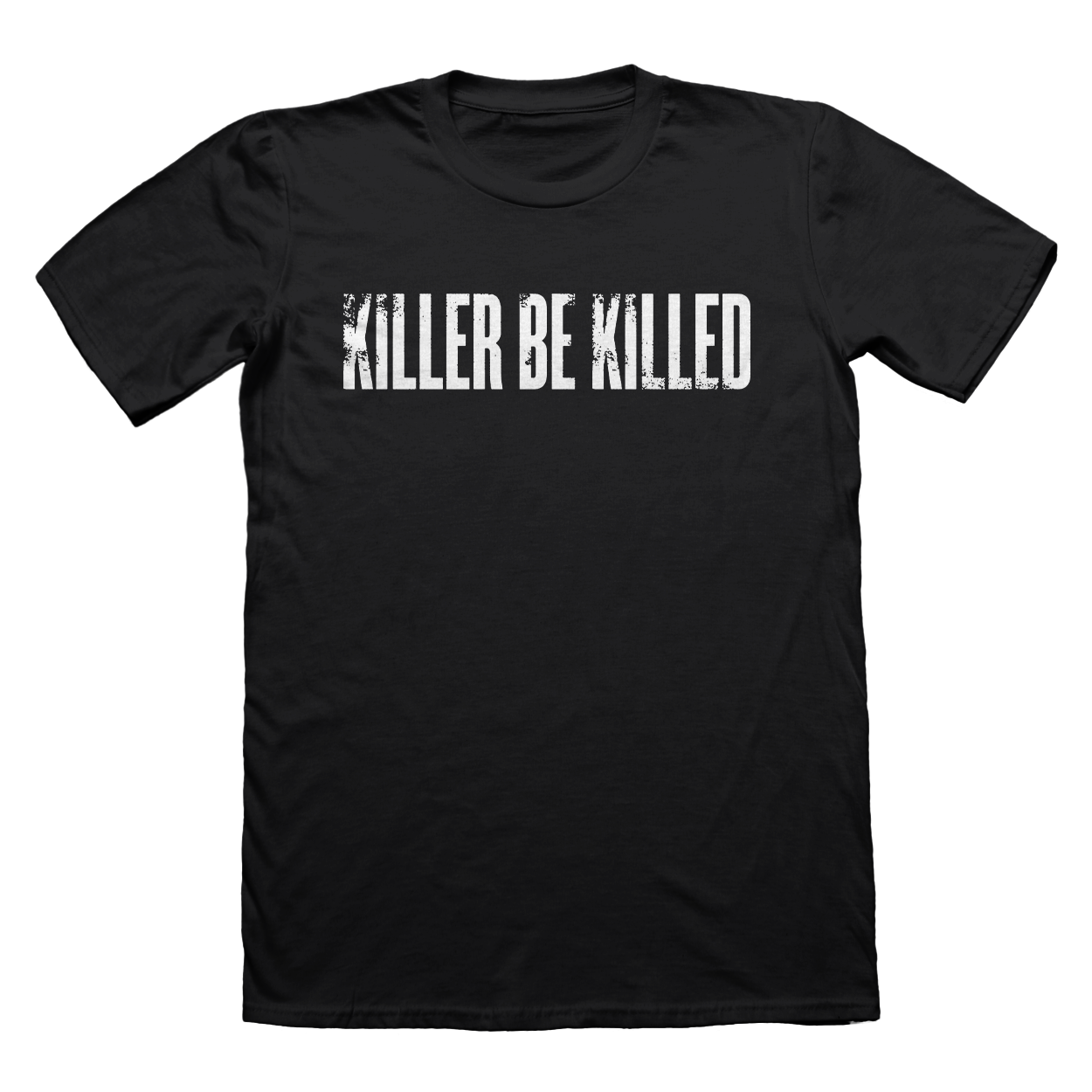 KILLER BE KILLED LOGO ON BLACK - T-SHIRT