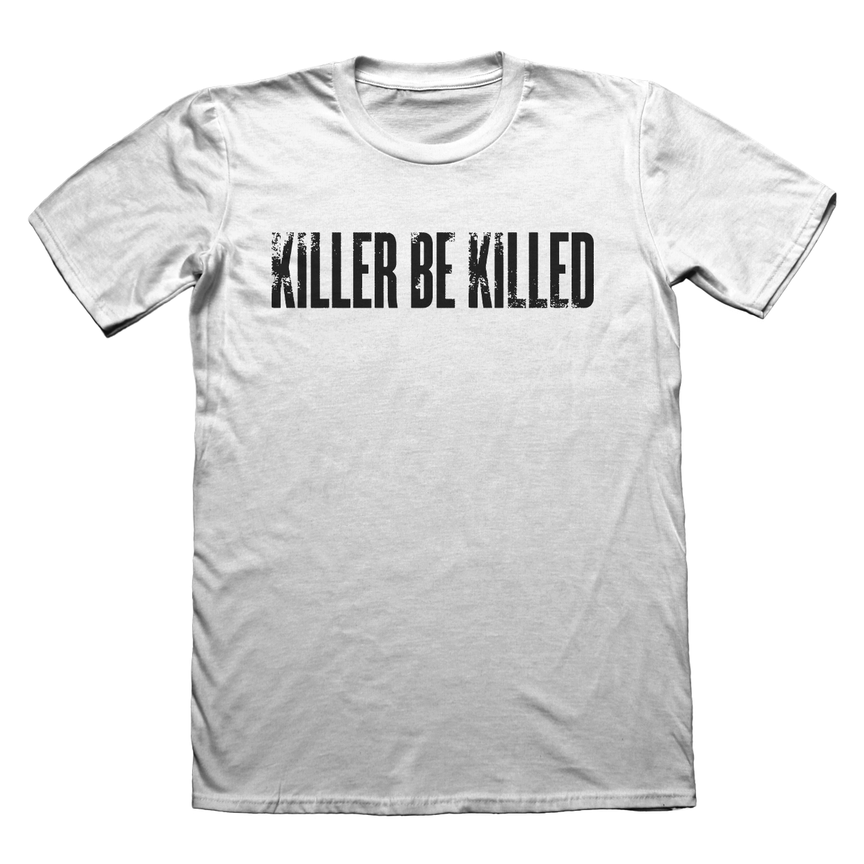 KILLER BE KILLED LOGO ON WHITE - T-SHIRT