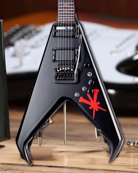 SLAYER - KERRY KING - USA V LIMITED EDITION CUSTOM MINI GUITAR