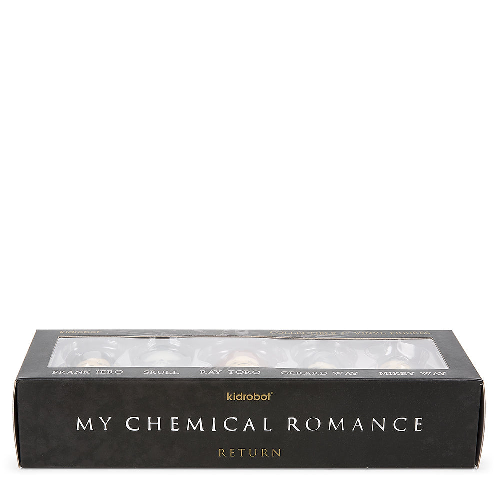 MY CHEMICAL ROMANCE - THE RETURN OF MCR - KIDROBOT LIMITED EDITION 3" MINI FIGURE SET