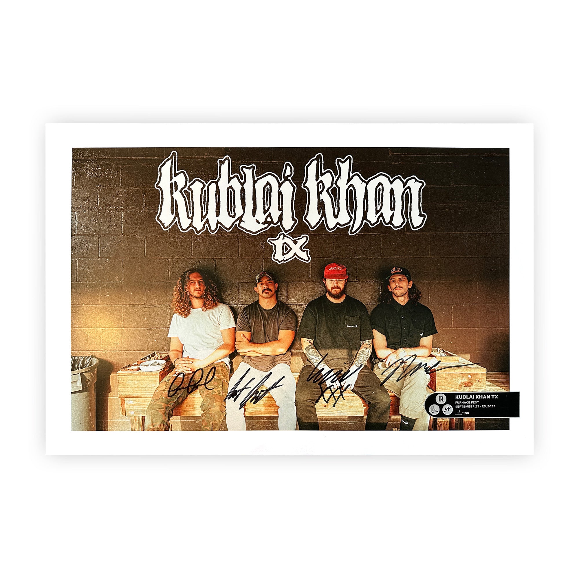 KUBLAI KHAN TX x FURNACE FEST 2022 LIMITED EDITON NUMBERED PRINTS