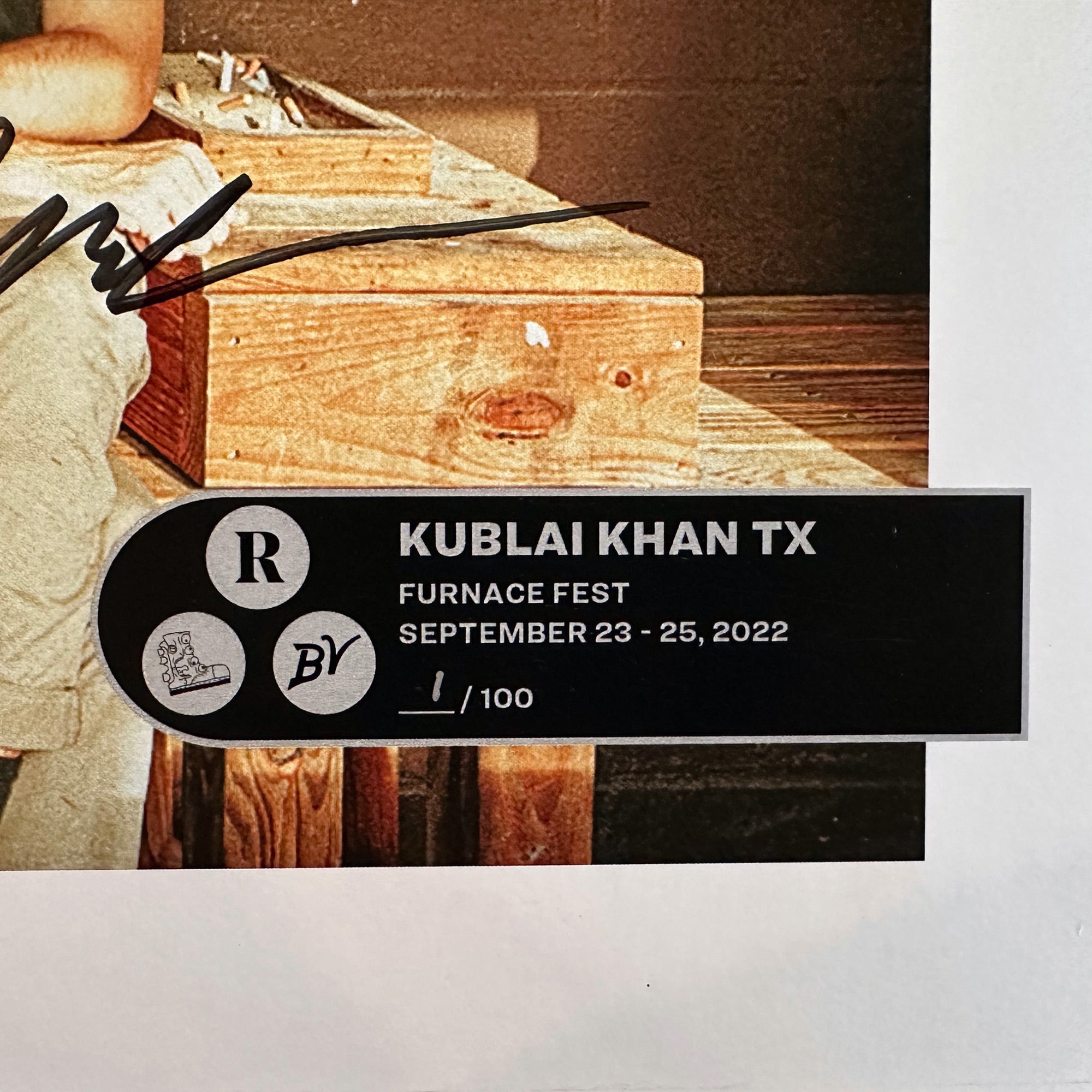 KUBLAI KHAN TX x FURNACE FEST 2022 LIMITED EDITON NUMBERED PRINTS