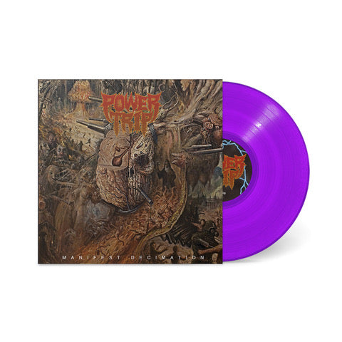 POWER TRIP 'MANIFEST DECIMATION' PURPLE RILEY GALE FOUNDATION EDITION LP