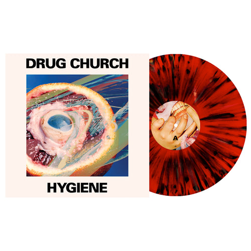 DRUG CHURCH 'HYGIENE' LIMITED-EDITION BLOOD RED WITH BLACK SPLATTER LP – ONLY 300 MADE
