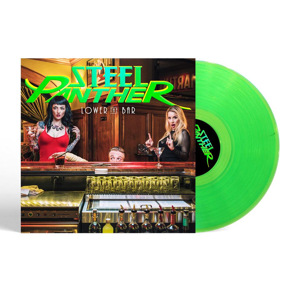 STEEL PANTHER 'LOWER THE BAR' LP (Lime Green Vinyl)