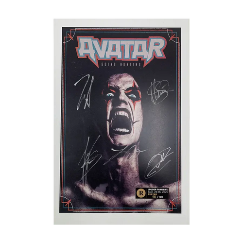 AVATAR X REVOLVER X LOUDER THAN LIFE - SIGNED FESTIVAL POSTER