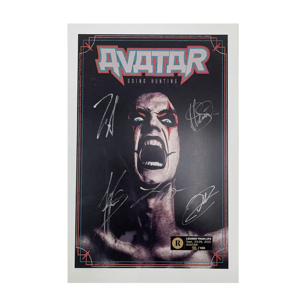 AVATAR X REVOLVER X LOUDER THAN LIFE - SIGNED FESTIVAL POSTER