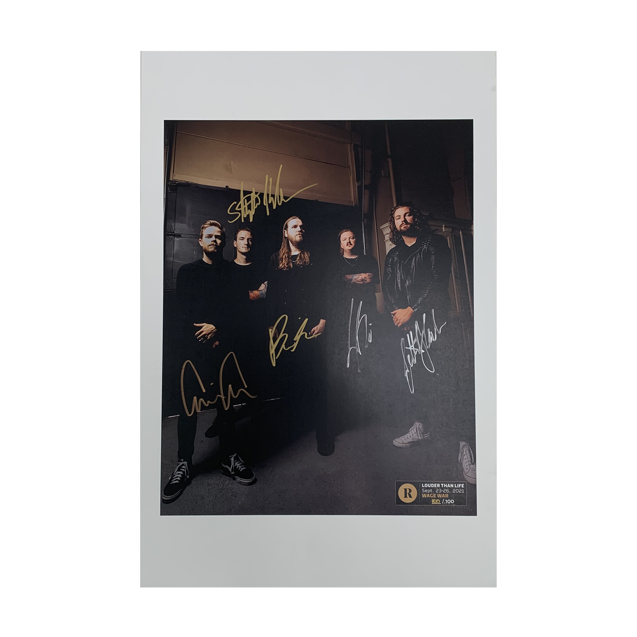 WAGE WAR X REVOLVER X LOUDER THAN LIFE - SIGNED FESTIVAL POSTER