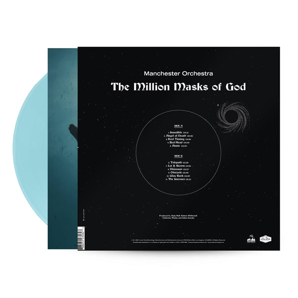 MANCHESTER ORCHESTRA ‘THE MILLION MASKS OF GOD’ LP (Transparent Light Blue Vinyl)