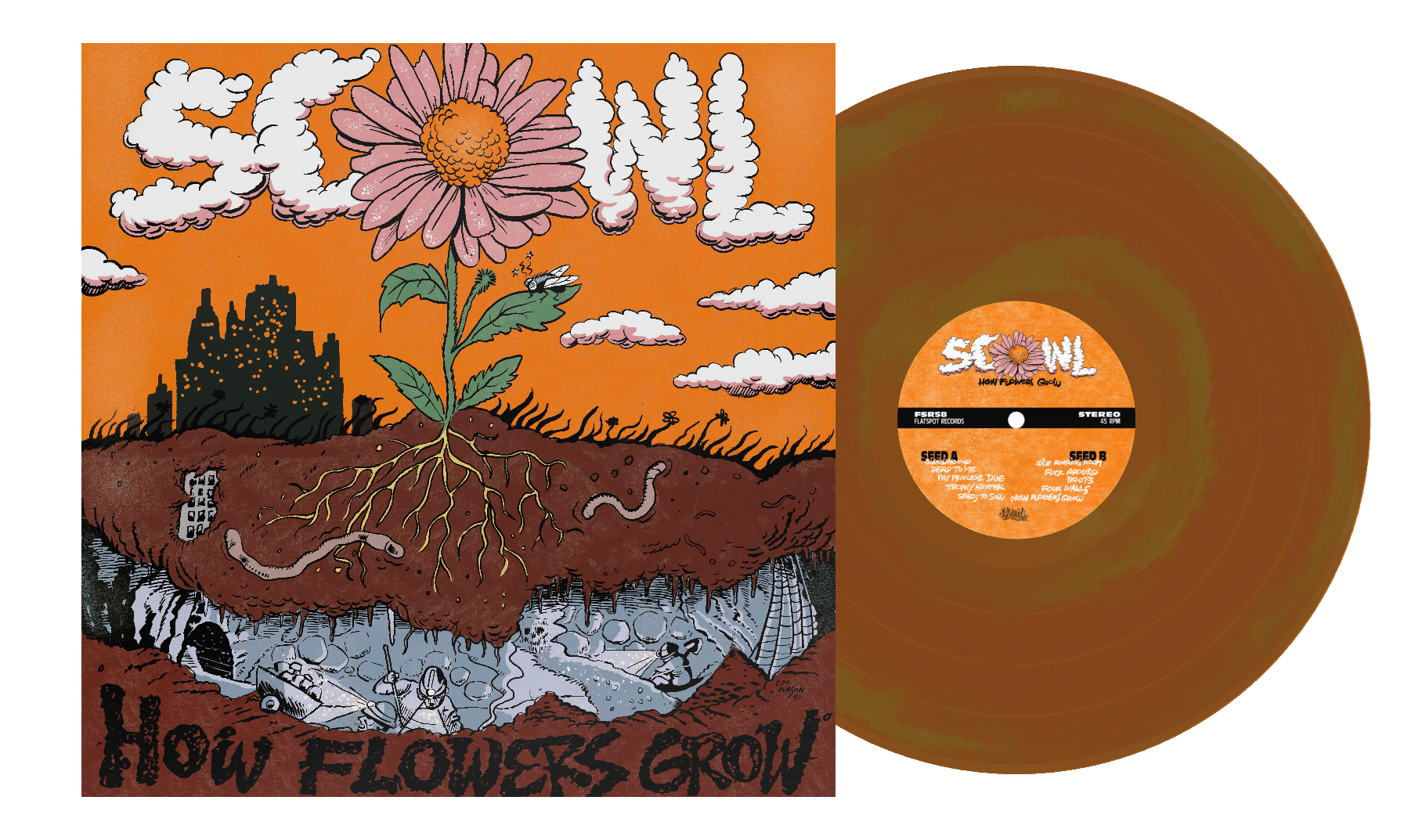 REVOLVER x SCOWL SUMMER 2022 ISSUE W/ LIMITED-EDITION 'HOW FLOWERS GROW' COPPER LP - ONLY 100 AVAILABLE