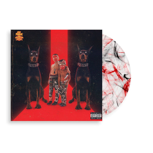 CITY MORGUE ‘VOL. 2 AS GOOD AS DEAD’ LP (Limited Edition – Only 500 Made, Clear w/ Red & Black Swirl Vinyl)