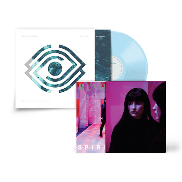 SPIRITBOX x REVOLVER BUNDLE – 2023 SPRING ISSUE IN NUMBERED SLIPCASE W/ SPIRITBOX 'ETERNAL BLUE' (Limited Edition – Only 1000 made, Baby Blue Vinyl)