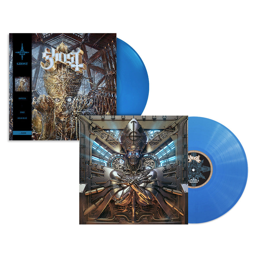 GHOST 'PHANTOMIME' EP & 'IMPERA' LP BLUE VINYL BUNDLE