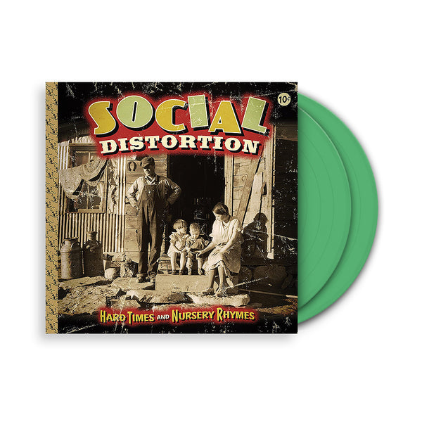 SOCIAL DISTORTION ‘HARD TIMES & NURSERY RHYMES’ 2LP (Limited Edition – Only 300 made, Opaque Spring Green Vinyl)