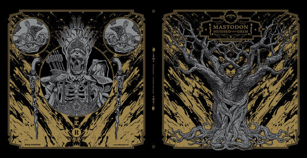 REVOLVER x MASTODON FALL 2021 ISSUE HAND-NUMBERED SLIPCASE W/ 'HUSHED AND GRIM' CLEAR 2xLP - ONLY 500 AVAILABLE