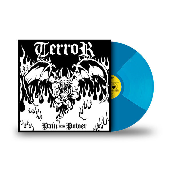 TERROR ‘PAIN INTO POWER’ ROYAL BLUE & BLUE JAY QUAD LP – ONLY 300 MADE