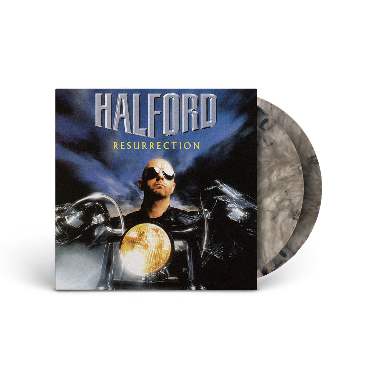 HALFORD ‘RESURRECTION’ 2LP — ONLY 300 MADE (Limited Edition Cobalt & Silver Swirl Vinyl)