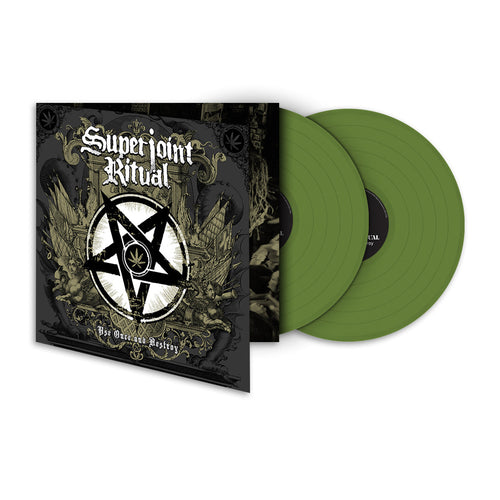 SUPERJOINT RITUAL 'USE ONCE AND DESTROY' 2LP + CD (20th Anniversary, Olive Green Vinyl)
