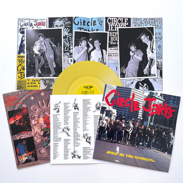 CIRCLE JERKS ‘WILD IN THE STREETS' LP (Deluxe, 40th Anniversary, Yellow Vinyl)