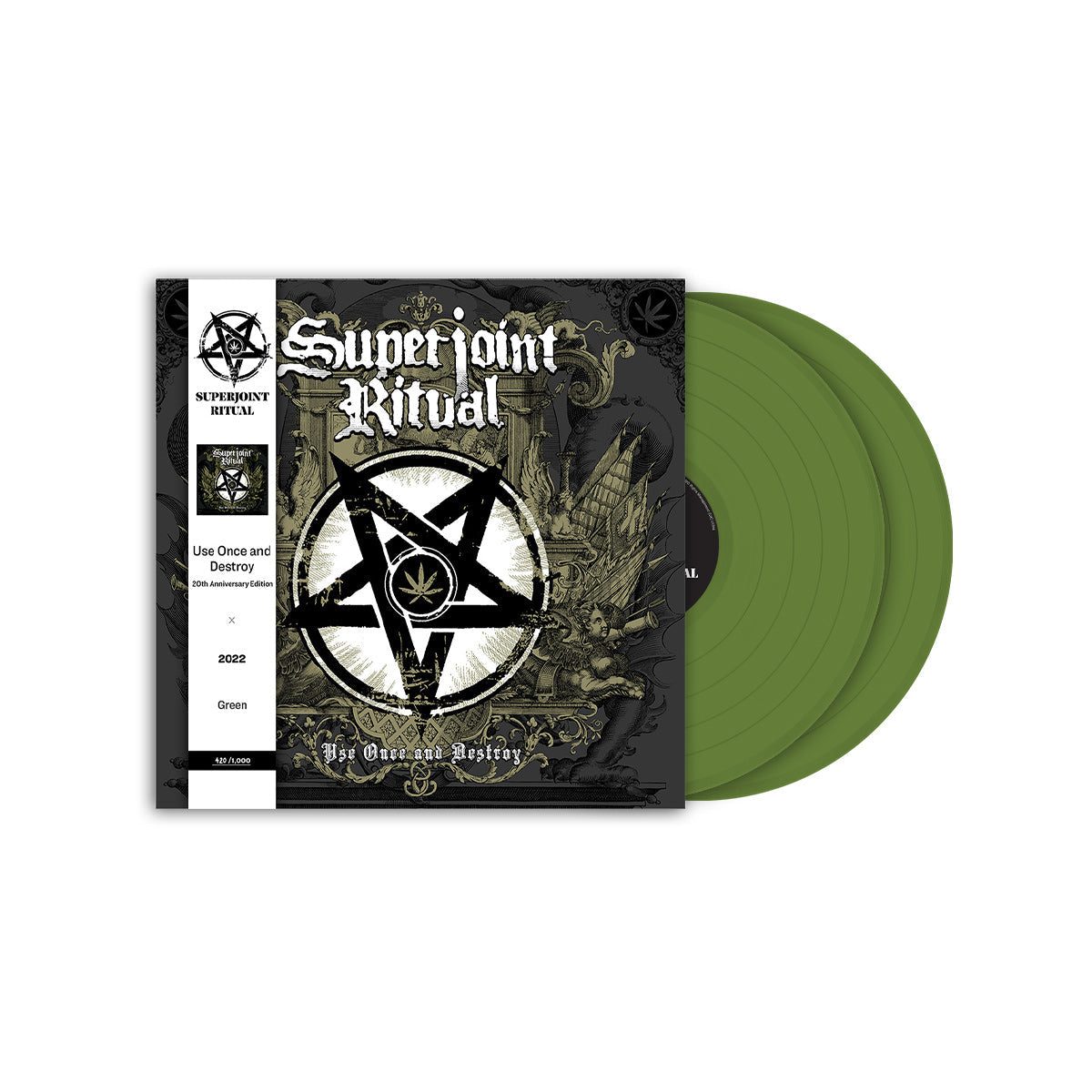 SUPERJOINT RITUAL 'USE ONCE AND DESTROY' 20TH ANNIVERSARY EDITION 2LP