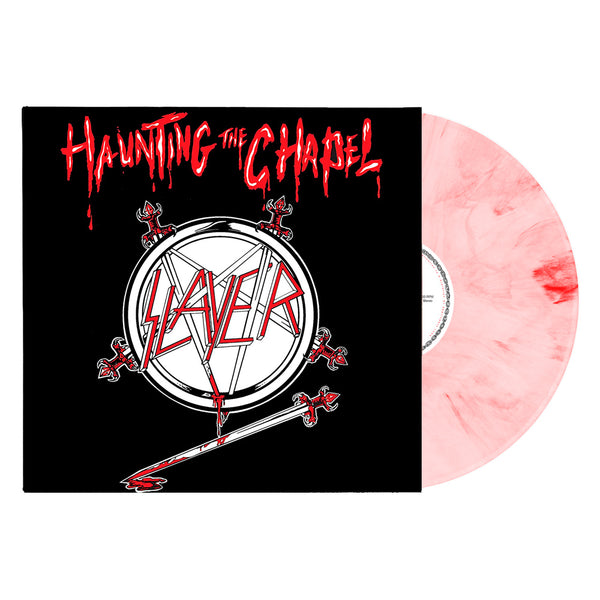 SLAYER 'HAUNTING THE CHAPEL' LP (Red & White Marbled Vinyl)