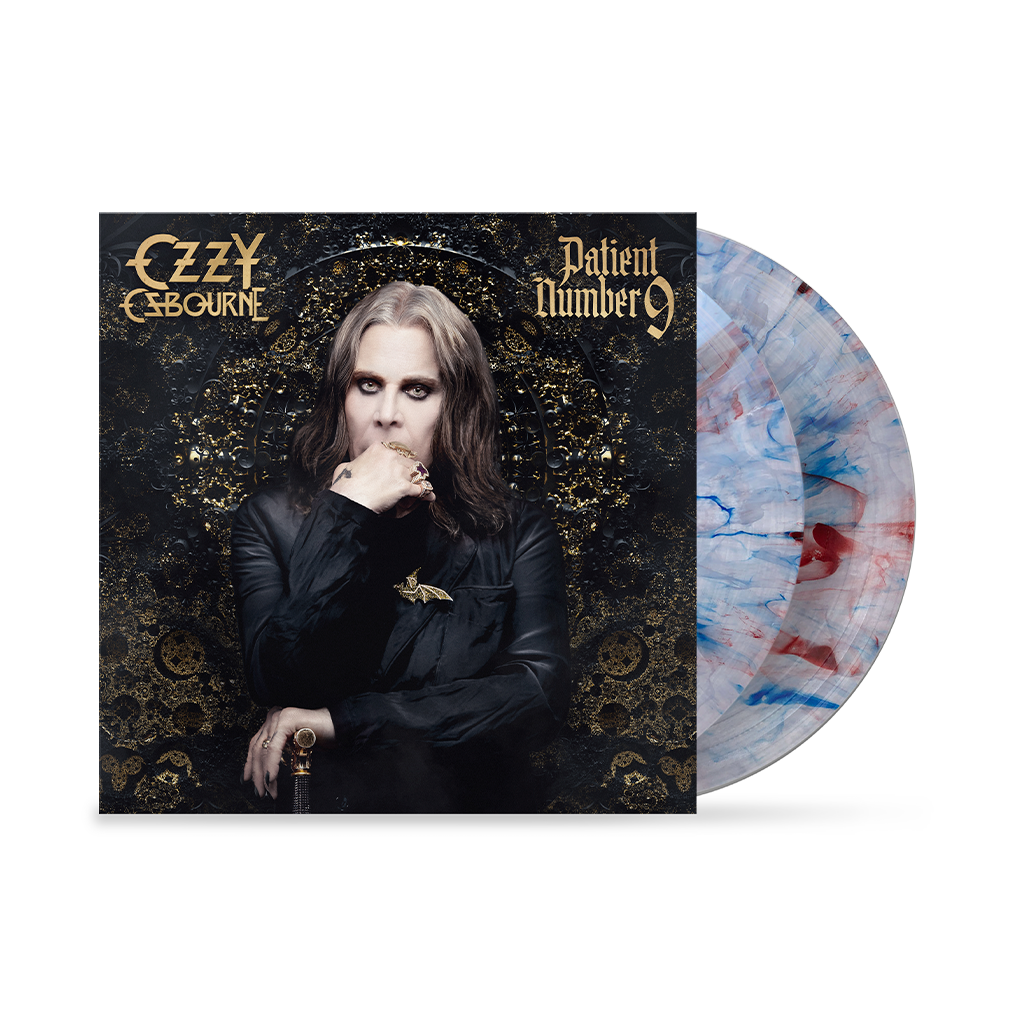 OZZY OSBOURNE 'PATIENT NUMBER 9' 2LP + CD (Limited Edition, Red, White, & Blue Vinyl, Picture Disc CD)