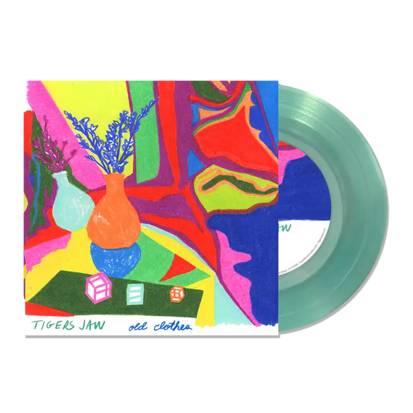 TIGERS JAW ‘OLD CLOTHES’ 7" (Limited Edition – Only 300 Made, Coke Bottle Clear 7" Vinyl)