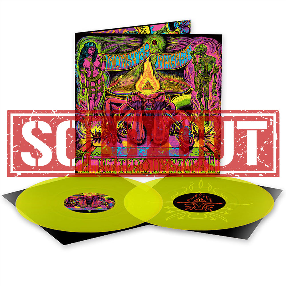 MONSTER MAGNET 'A BETTER DYSTOPIA' LIMITED-EDITION NEON YELLOW 2LP — ONLY 300 MADE