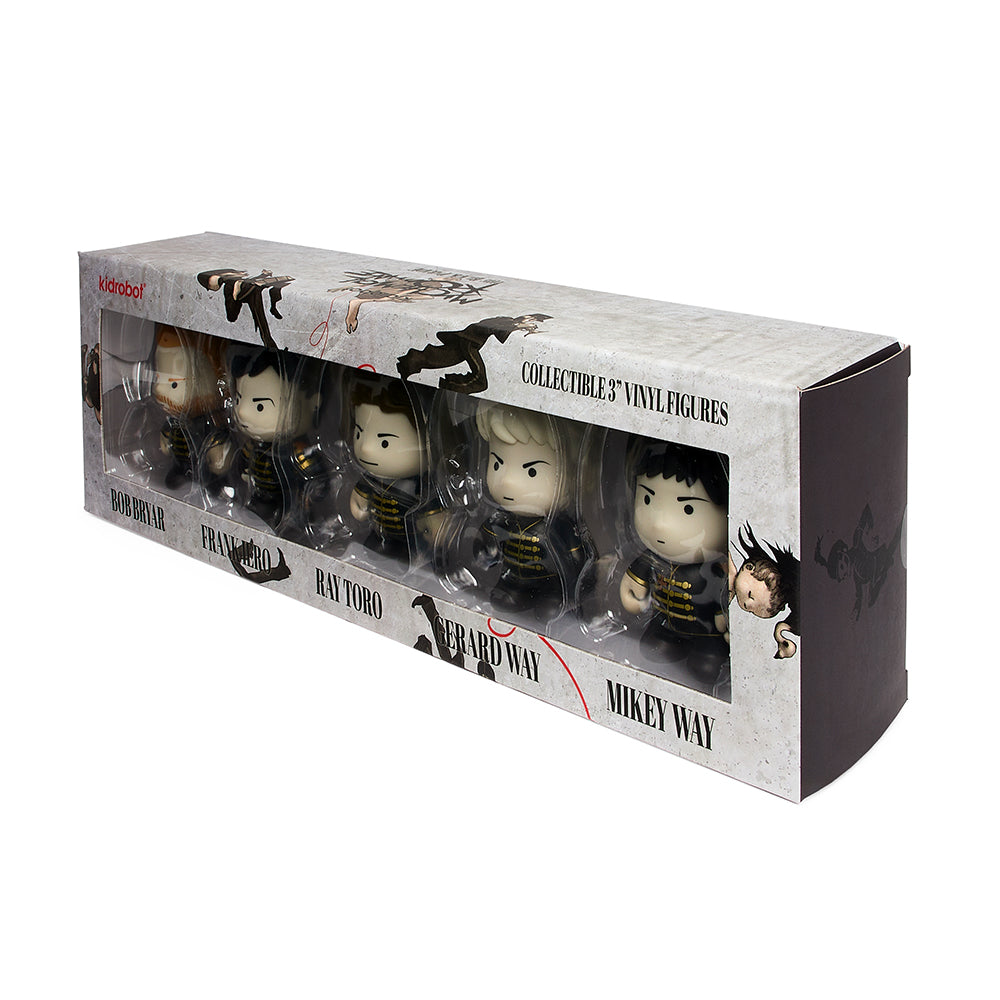 TITANS My Chemical Romance The Black Parade 5-Piece Vinyl Figure Set – Gerard Way, Frank Iero, Bob Bryar, Ray Toro, Mikey Way