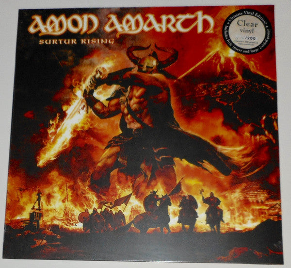 AMON AMARTH 'SURTUR RISING' LP (Limited Clear Vinyl)