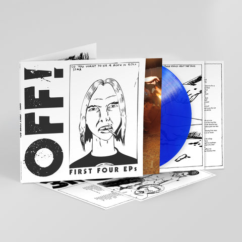 OFF! 'FIRST FOUR EPS' LP (Translucent Blue Vinyl)