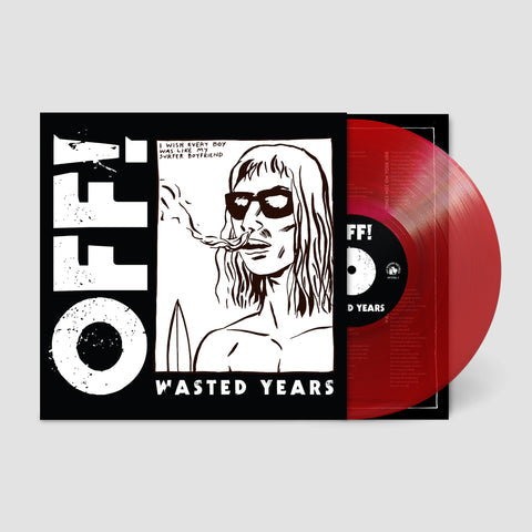 OFF! 'WASTED YEARS' LP (Translucent Red Vinyl)