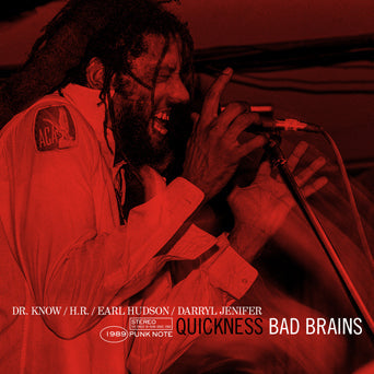 BAD BRAINS 'QUICKNESS (PUNK NOTE)' LP