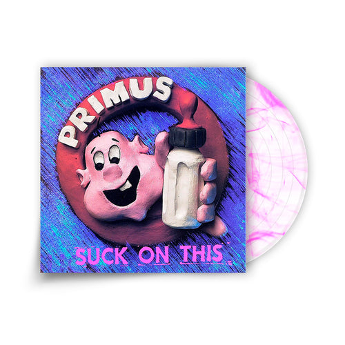 REVOLVER x PRIMUS PINK COLLECTOR'S BUNDLE HAND-NUMBERED ALT COVER SLIPCASE W/ LIMITED-EDITION 'SUCK ON THIS' & 'FRIZZLE FRY' CLEAR WITH PINK LP - ONLY 100 AVAILABLE