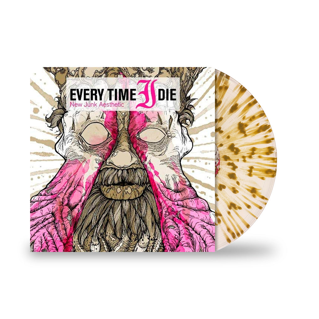 EVERY TIME I DIE ‘NEW JUNK AESTHETIC’ LP (Limited Edition – Only 500 made, Milky Clear w/Gold Splatter Vinyl)