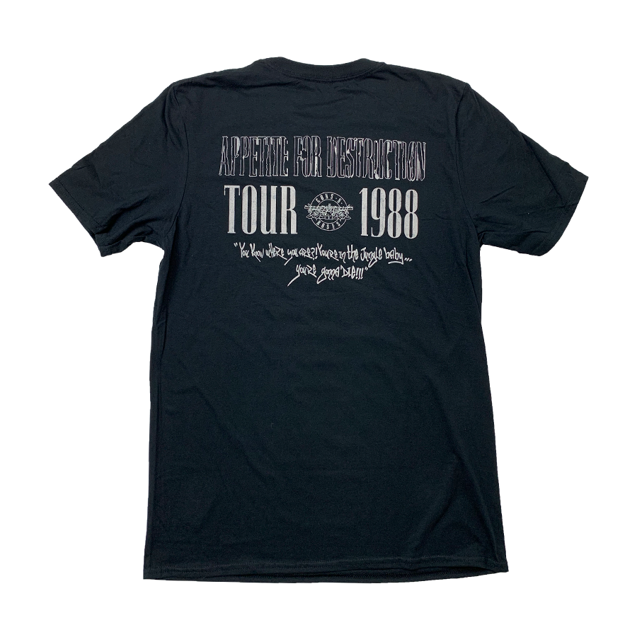 GUNS N ROSES 'APPETITE TOUR 1988' T-SHIRT GUNS N ROSES 'APPETITE TOUR 1988' T-SHIRT