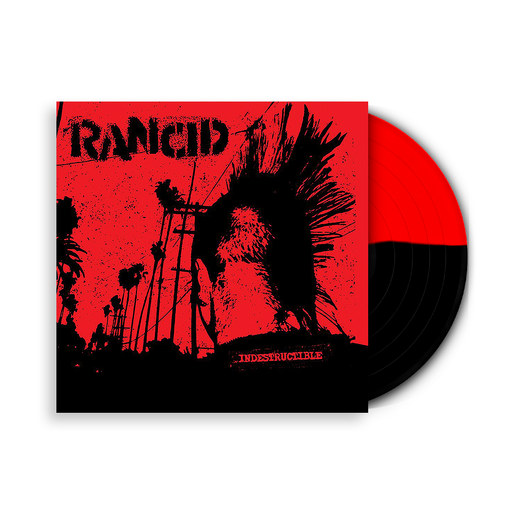 RANCID ‘INDESTRUCTIBLE’ LP (Limited Edition – Only 300 made, Half Red / Half Black Vinyl)