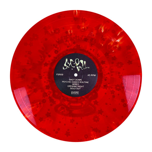SCOWL ‘PSYCHIC DANCE ROUTINE’ EP (Limited Edition – Only 600 made, Clear / Red "Cloudy" & Screen Printed B-Side Vinyl) Joi