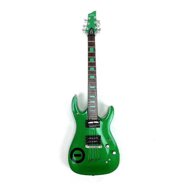 TYPE O NEGATIVE - KENNY HICKEY- MINI GUITAR (Green) – SPECIAL EDITION (Only 100 Made)