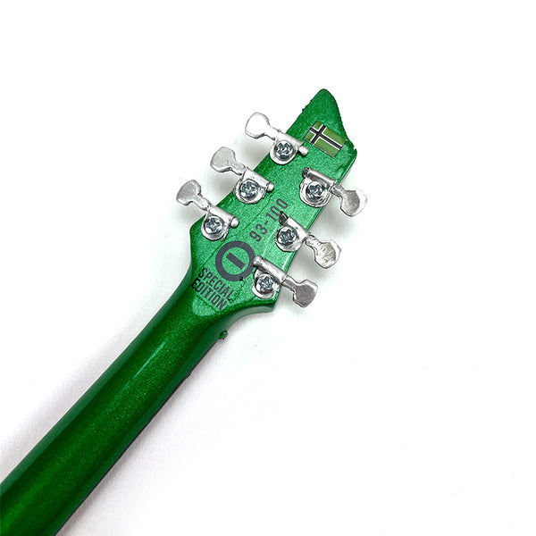 TYPE O NEGATIVE - KENNY HICKEY- MINI GUITAR (Green) – SPECIAL EDITION (Only 100 Made)