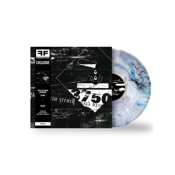 THE ACACIA STRAIN ‘3750’ LP (Furnace Fest Exclusive – Only 500 made, Clear w/ Blue, Black, and White Marble Vinyl)